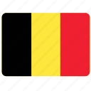 flag, country, european, national, belgium