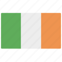 europe, flag, ireland, ireland icon 