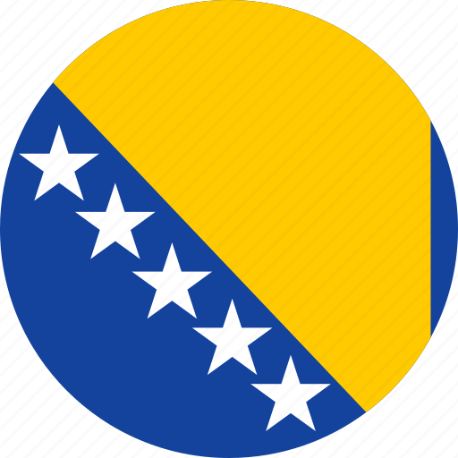 Bosnia, balkan, flag, country, national, nation icon - Download on Iconfinder