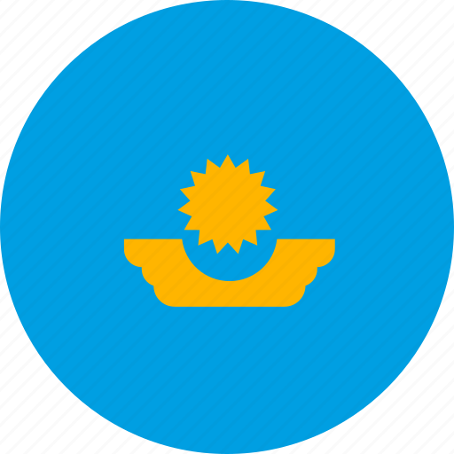 Kazakhstan, kazakh, euroasia, stan, flag, country, national icon - Download on Iconfinder