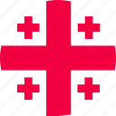 georgia, flag, euroasia, country, national, nation, europe