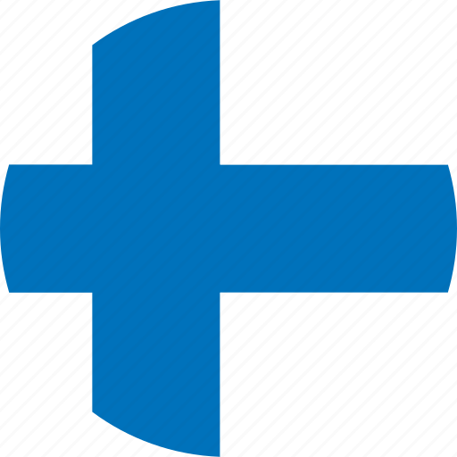 Finland, finnish, flag, country, national, nation, location icon - Download on Iconfinder