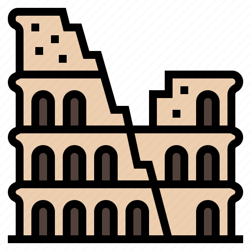 Colosseum, european, italy, landmark, rome icon - Download on Iconfinder