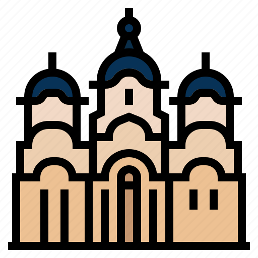 European, kosovo, landmark, prishtina, gracanica monastery icon - Download on Iconfinder