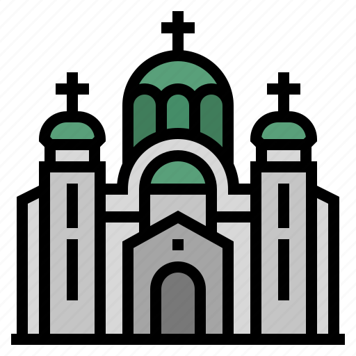 European, landmark, serbia, travel, saint sava cathedral icon - Download on Iconfinder