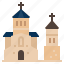 european, georgia, kazbegi, landmark, gergeti trinity church 