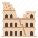 colosseum, european, italy, landmark, rome