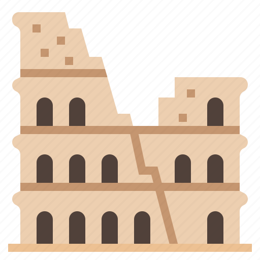 Colosseum, european, italy, landmark, rome icon - Download on Iconfinder