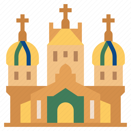 Almaty, european, kazakhstan, landmark, ascension cathedral icon - Download on Iconfinder