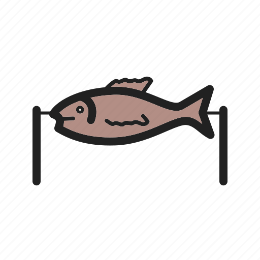 Barbecue, cooking, fish, food, grilled, meal, seafood icon - Download on Iconfinder