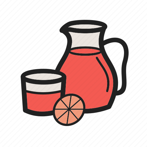 Cocktail, drink, fruit, juice, red, sangria, summer icon - Download on Iconfinder