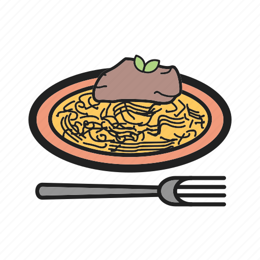 Bolognese, dish, food, healthy, pasta, red, spaghetti icon - Download on Iconfinder