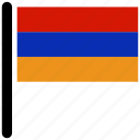 almenia, flag, country, national, world