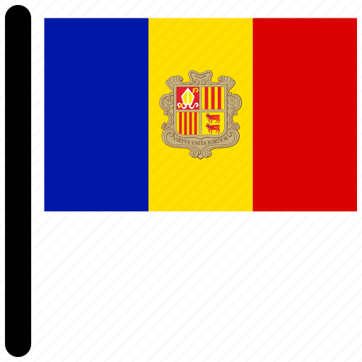Andorra, flag, american, flags, national icon - Download on Iconfinder