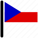 czech, flag, country, czech republic, flags, national