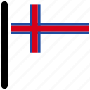 faroe, flag, country, flags, national