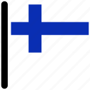 finland, flag, country, flags, national