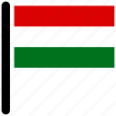 flag, hungary, country, flags, national