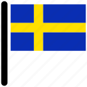 flag, sweden, country, flags, national, world