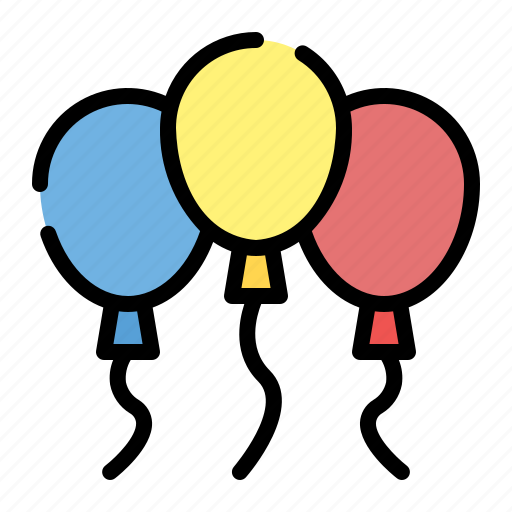 Event, balloons, party, decoration, celebration icon - Download on Iconfinder