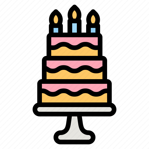 Cake, birthday, wedding, dessert, bakery icon - Download on Iconfinder