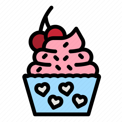 Cupcakes, candle, birthday, party, dessert icon - Download on Iconfinder