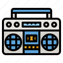 radio, retro, music, cassette, player