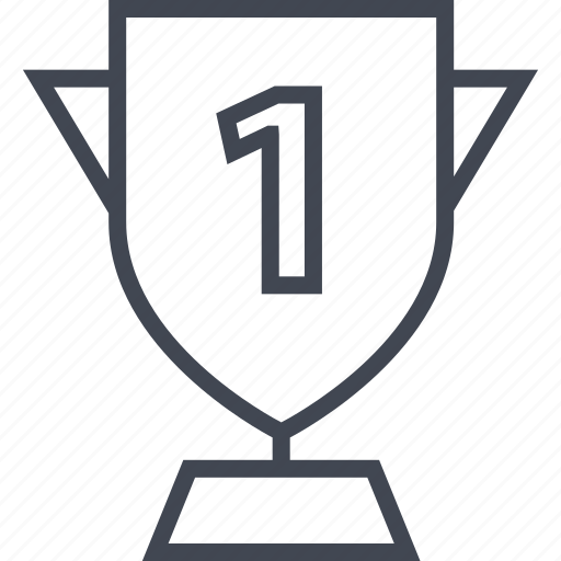 Athletics, award, number, one, trophy, 1 icon - Download on Iconfinder