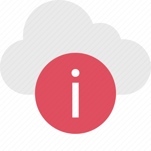 Cloud, i, info, information, server, up icon - Download on Iconfinder