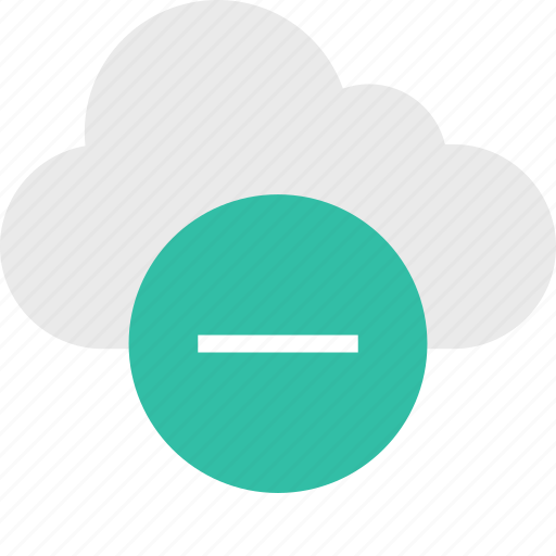 Cloud, line, negative, server, sign, up icon - Download on Iconfinder