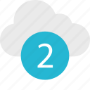 cloud, file, number, server, two, up