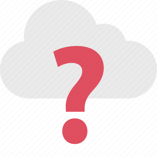 Ask, cloud, mark, question, server, up icon - Download on Iconfinder