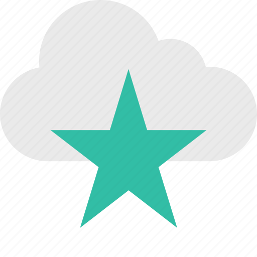 Cloud, favorite, save, server, star, up icon - Download on Iconfinder