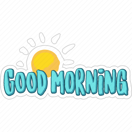 Good, morning, nature, network, social, sun, weather sticker - Download on Iconfinder