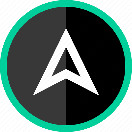 Arrow, gps, point, pointer, up icon - Download on Iconfinder