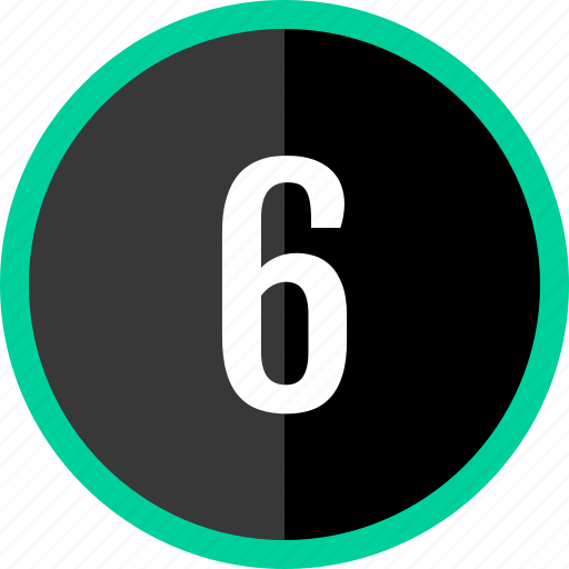 Number, six icon - Download on Iconfinder on Iconfinder