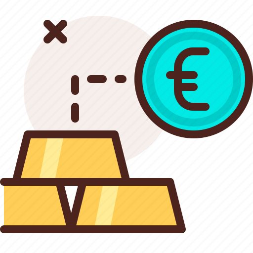 Bank, euro, finance, fiscal, gold, money, payment icon - Download on Iconfinder