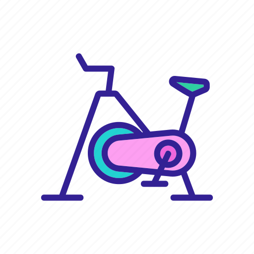 Bike, equipment, exercise, fitness, machine, physical, training icon - Download on Iconfinder