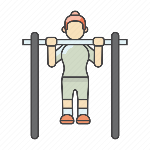 Aerobics, exercises, fitness, ligting, pull down, weight training, workout icon - Download on Iconfinder