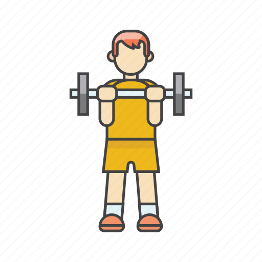 Aerobics, bodybuilding, dumbbells, exercises, fitness, gym, man exercising icon - Download on Iconfinder