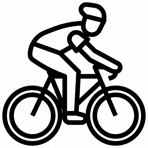 Exercising, cycling, bicycle, exercise, fitness, stick, man icon - Download on Iconfinder