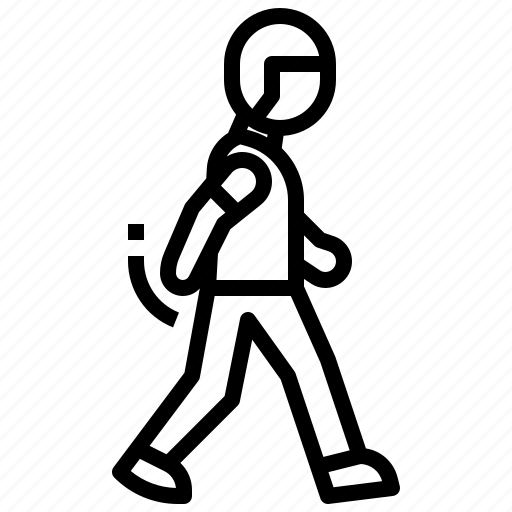 Exercising, walk, pedestrian, walking, walker, of, fame icon - Download on Iconfinder