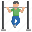 exercising, body, weight, bar, exercise, sport, pull up 