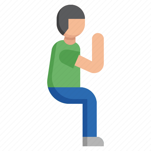 Exercising, squat, exercise, workout, sport, cardio icon - Download on Iconfinder