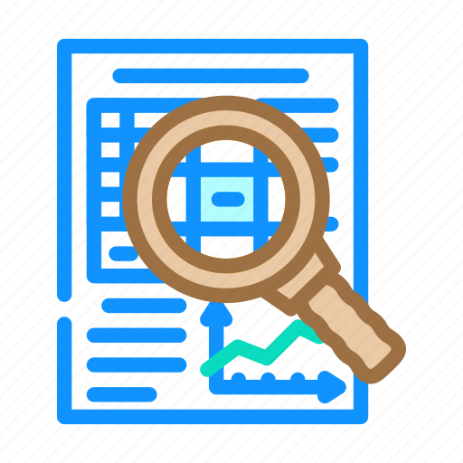 Research, financial, document, expertise, business, processing icon - Download on Iconfinder