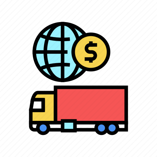 Transportation, logistic, international, conveyor, truck, linear icon - Download on Iconfinder