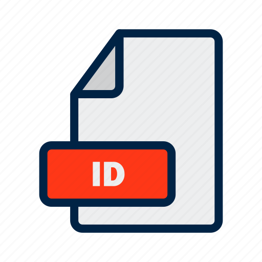 Extension, id, file, format icon - Download on Iconfinder