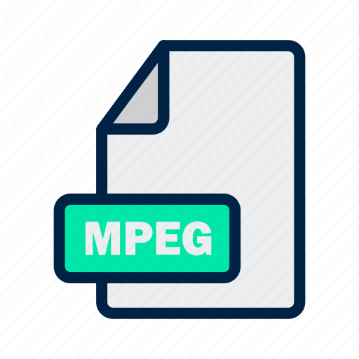 Extension, mpeg, file, format icon - Download on Iconfinder