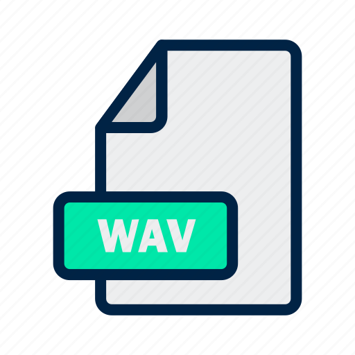 Extension, wav, file, format icon - Download on Iconfinder