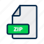 extension, zip, file, format 